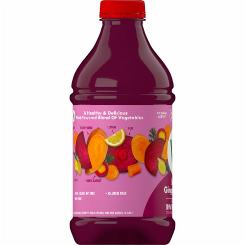 V8® Beet Ginger Lemon 100% Vegetable Juice Perspective: bottom