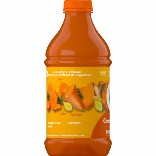 V8® Carrot Ginger 100% Vegetable Juice Perspective: bottom