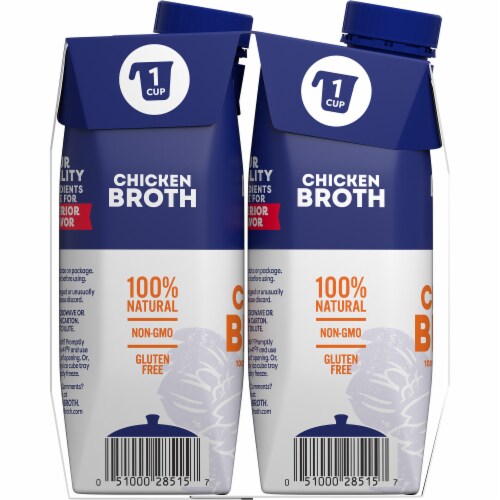 Swanson 100% Natural Chicken Broth Quick Cups Perspective: bottom