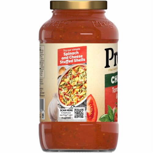 Prego® Chunky Tomato Basil and Garlic Pasta Sauce Perspective: bottom