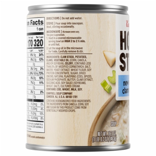 Campbell's® Homestyle™ New England Clam Chowder Perspective: bottom