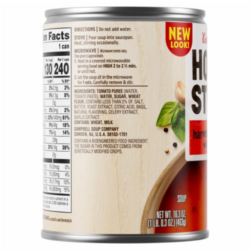 Campbell'S Homestyle Harvest Tomato Soup With Basil Perspective: bottom