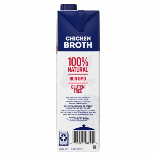 Swanson 100% Natural Spicy Chicken Broth Perspective: bottom