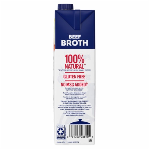 Swanson 100% Natural Spicy Beef Broth Perspective: bottom