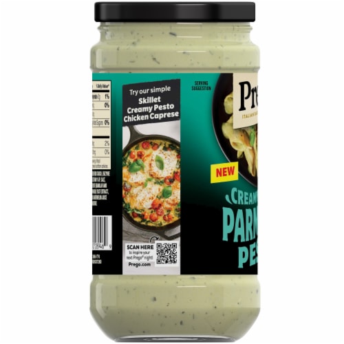 Prego Creamy Parmesan Pesto Pasta Sauce Perspective: bottom