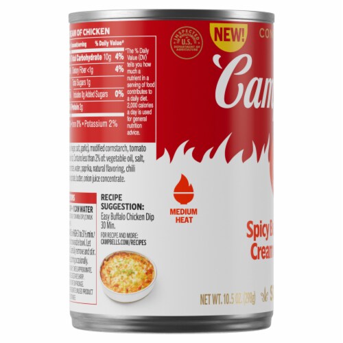 Campbell'S Condensed Spicy Buffalo-Style Cream Of Chicken Soup Perspective: bottom