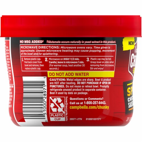 Campbell's® Chunky® Soup Spicy Chicken and Sausage Gumbo Perspective: bottom