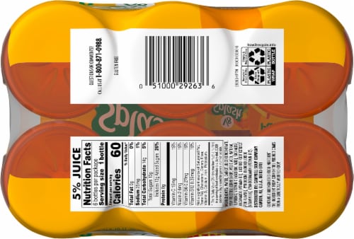 V8 Splash® Tropical Blend Flavored Juice Beverage Multipack Perspective: bottom