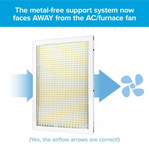 Filtrete™ Basic Dust & Lint Furnace AC Air Filter 300 MPR Perspective: bottom
