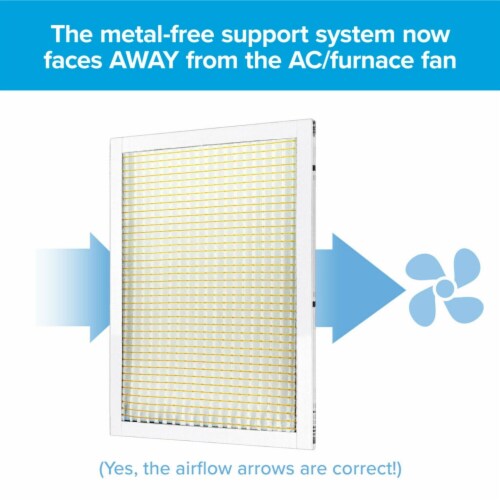 Filtrete™ Basic Dust and Lint Furnace AC Air Filter 300 MPR Perspective: bottom