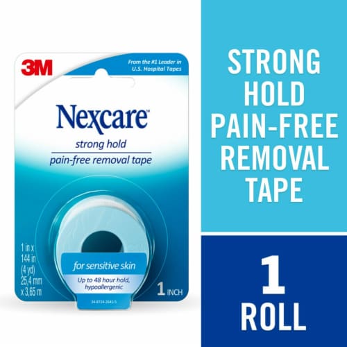 Nexcare™ 3M Strong Hold Pain-Free Removal Tape Perspective: bottom