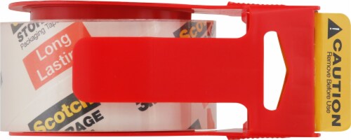 Scotch® Moving & Storage Clear Packaging Tape Perspective: bottom