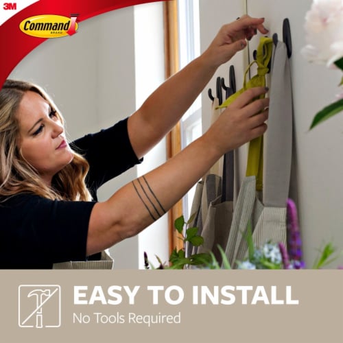 3M Command™ Medium Decorative Damage-Free Hanging Metal Adhesive Hook Perspective: bottom