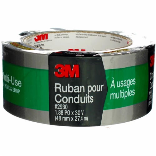 3M Utility Gray Rubberized Duct Tape 1.88-in x 30 Yard(S) in the Duct Tape  department at