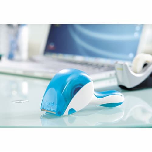 3M® Easy Grip Packaging Tape Dispenser - Blue / White Perspective: bottom