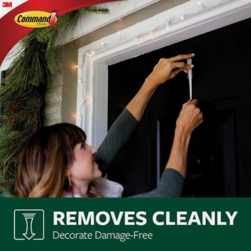 Command™ Outdoor Large Damage-Free Hanging Metal Hook Perspective: bottom