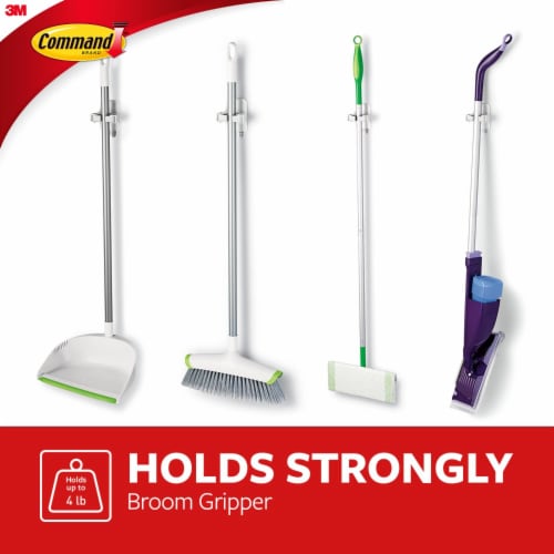 Command™ Damage-Free Hanging Broom Gripper Perspective: bottom