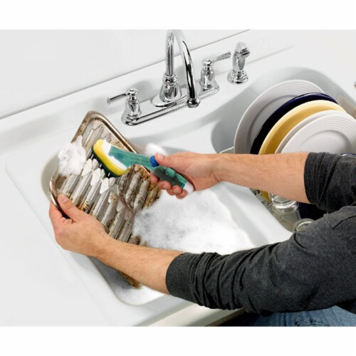 Advanced Soap Control Dishwand with Heavy Duty Scrubber 