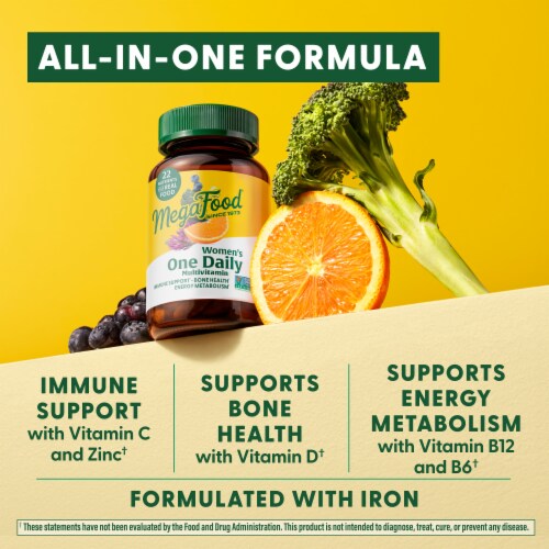 MegaFood® Women's One Daily Multivitamin Tablets Perspective: bottom