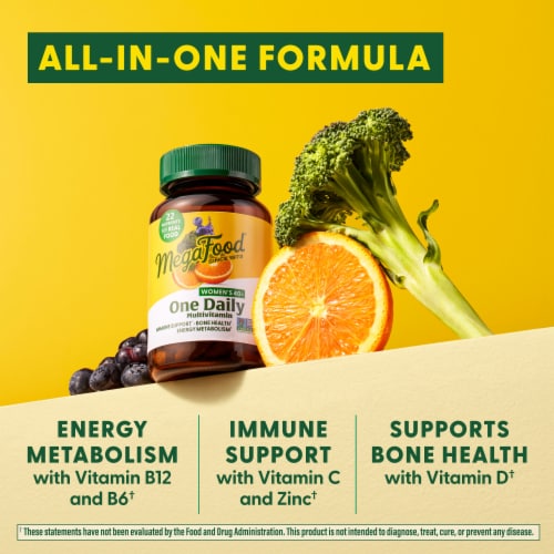 MegaFood® Women Over 40 One Daily Multi Vitamin Tablets Perspective: bottom