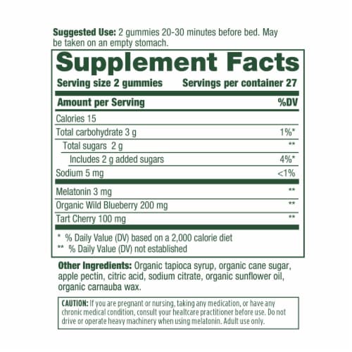 MegaFood® Melatonin Berry Good Sleep® Dietary Supplement Gummies Perspective: bottom