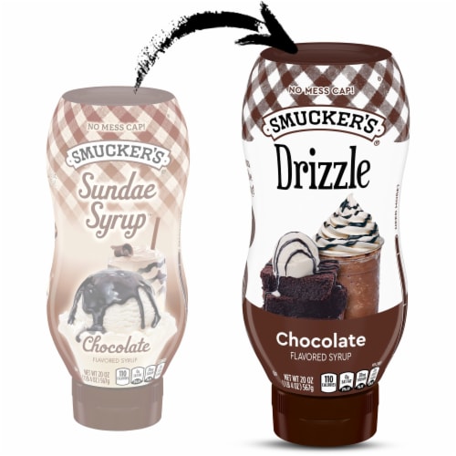 Smucker’s Drizzle Chocolate Flavored Syrup Perspective: bottom