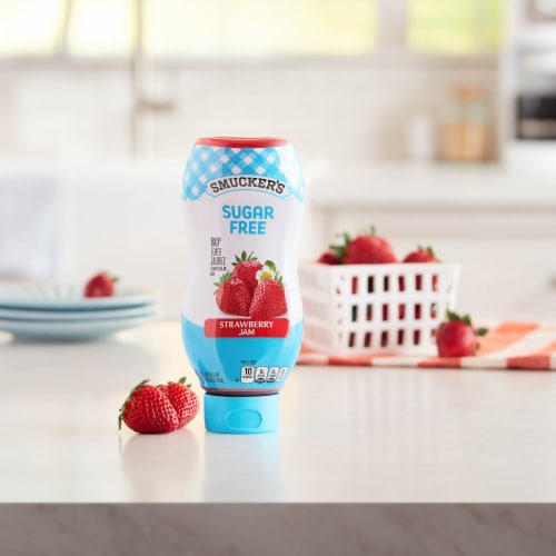 Smucker’s Squeeze Sugar Free Strawberry Jam Perspective: bottom