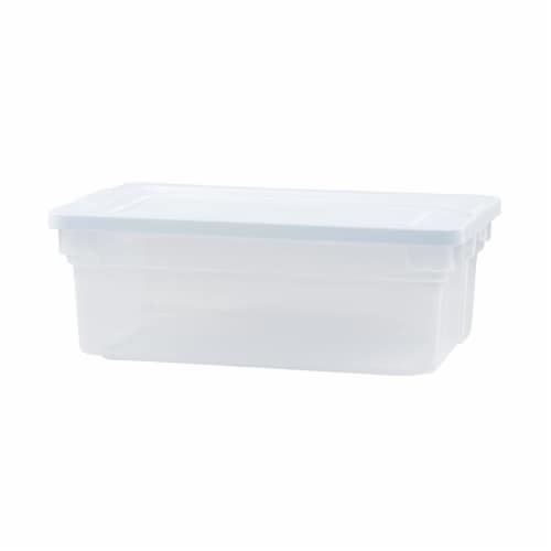 Rubbermaid Classic Clear 12 Quart Stackable Heavy Duty Plastic Storage Bins 1 Piece Pay Less Super Markets