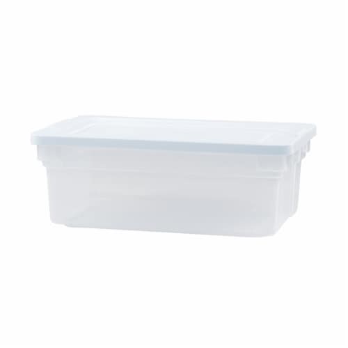 Sterilite 12 Qt. Storage Box Plastic, White