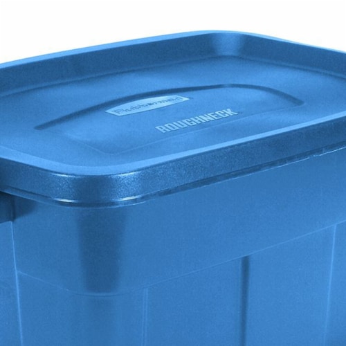 Rubbermaid Roughneck Tote 14 Gallon Storage Container Heritage Blue 6 Pack 1 Piece Fry s Food Stores