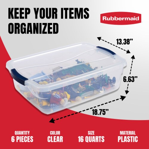 Rubbermaid Containers & Lids, Large Squares