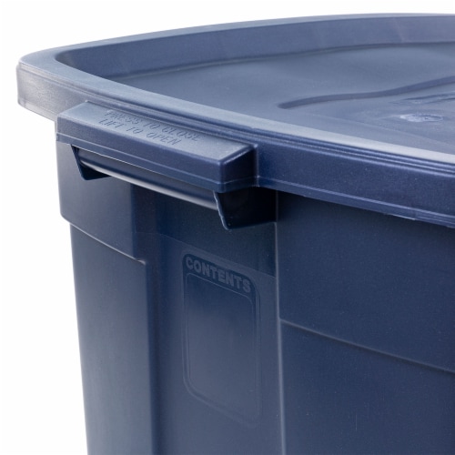 Rubbermaid Roughneck Storage Box with Lid - Indigo, 1 - Gerbes Super Markets