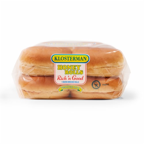 Klosterman Rich 'n Good Honey Hamburger Buns Perspective: bottom