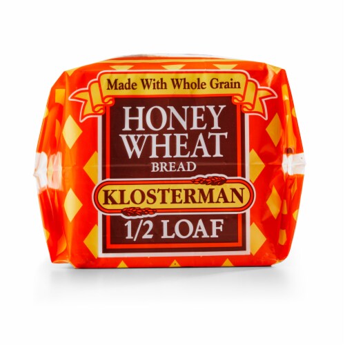 Klosterman Honey Wheat Half Loaf Bread Perspective: bottom
