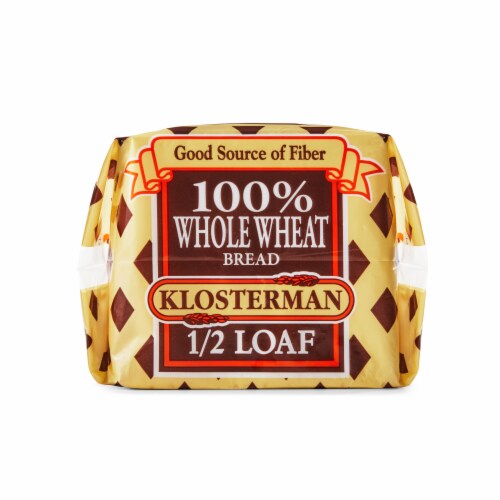 Klosterman 100% Whole Wheat Half Loaf Bread Perspective: bottom