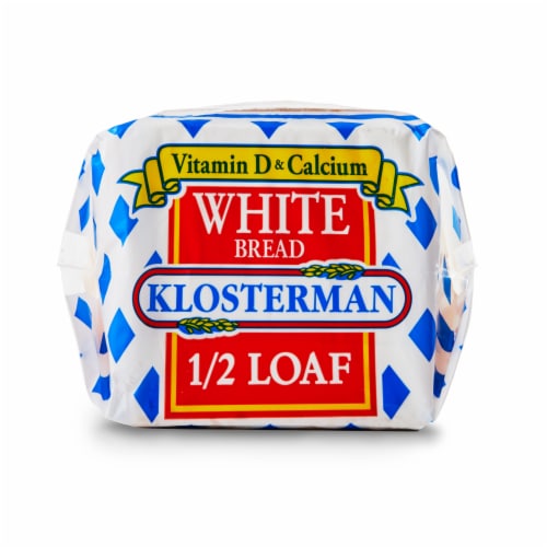 Klosterman's White 1/2 Loaf Bread Perspective: bottom