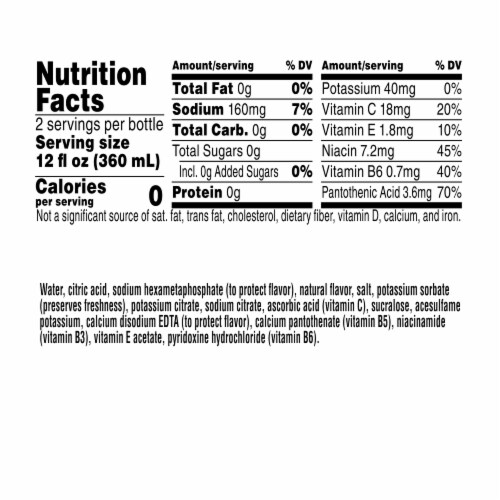 Propel Berry Zero Sugar Electrolyte Water Beverage Perspective: bottom