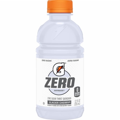 Gatorade® Zero Sugar Pink White Blue Sports Drink Mini Variety Pack Bottles Perspective: bottom