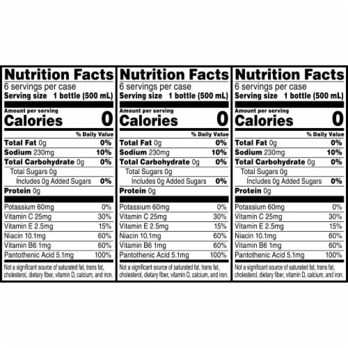 Propel Zero Sugar Electrolyte Water Beverage Variety Perspective: bottom
