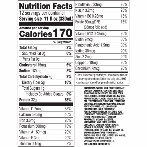 Muscle Milk Pro Series Protein Shake Intense Vanilla Perspective: bottom