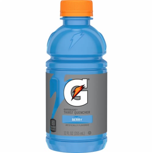 Gatorade® Purple Red Blue Sports Drink Mini Variety Pack Bottles Perspective: bottom