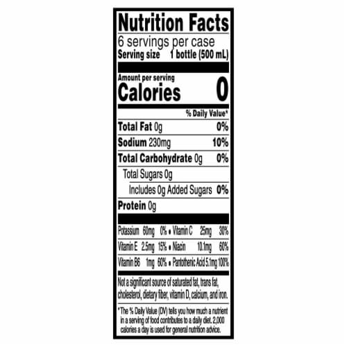 Propel® Zero Calorie Electrolyte Grape Flavored Bottled Water Perspective: bottom