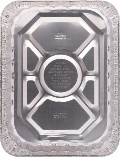 Handi-foil® Eco-Foil® Extra Deep Super King Roaster Pan - Silver Perspective: bottom