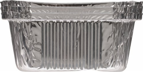 Handi-foil® Silver Deep Meal Prep Disposable Pans™ with Board Lids Multipack Perspective: bottom