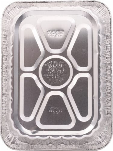 Handi-foil® Eco-Foil® Rectangular Rack Roaster - Silver Perspective: bottom