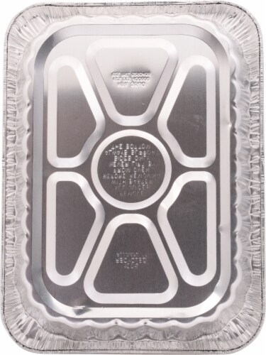 Handi-foil® Eco-Foil® Rectangular Rack Roaster - Silver Perspective: bottom