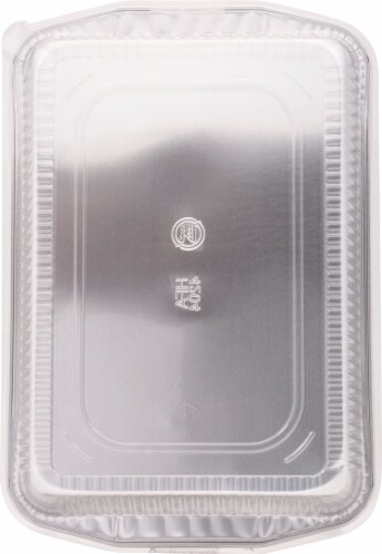 Handi-foil® iChef® All Purpose Cake Disposable Pan with Lid - Silver Perspective: bottom