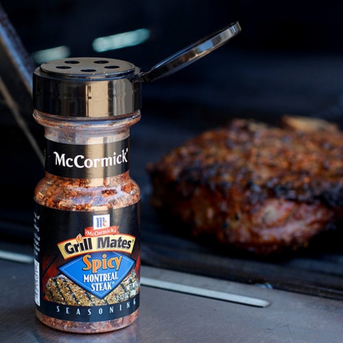 McCormick Grill Mates Spicy Montreal Steak Seasoning Perspective: bottom