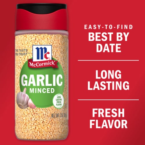 McCormick Minced Garlic Perspective: bottom