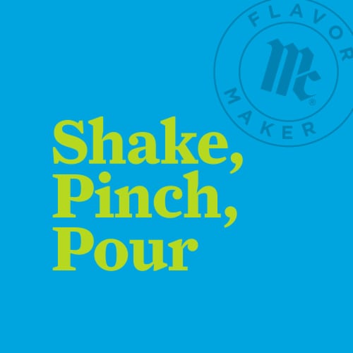 McCormick Flavor Maker Salmon Topping Flavor Maker Seasoning Perspective: bottom